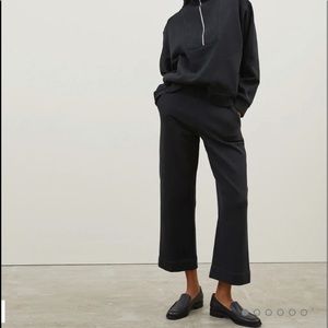 New everlane The Track Wide-Leg Pant black size medium small